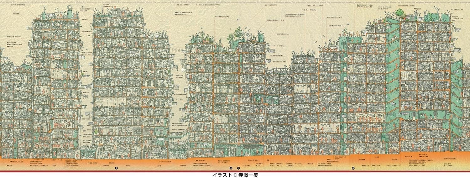 The Great Illustrated Guide to Kowloon Walled City Hong Kong Building Book NEW!