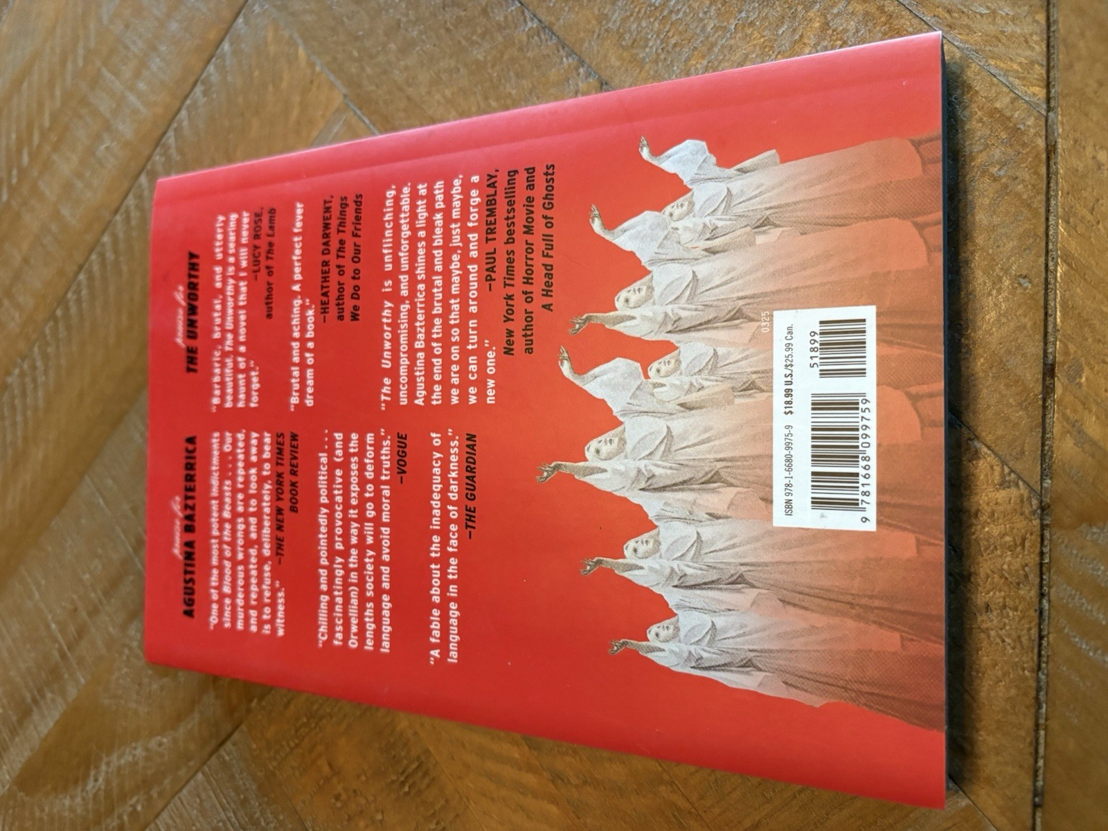 The Unworthy by Agustina Bazterrica Hardcover Exclusive Edition, Dystopian
