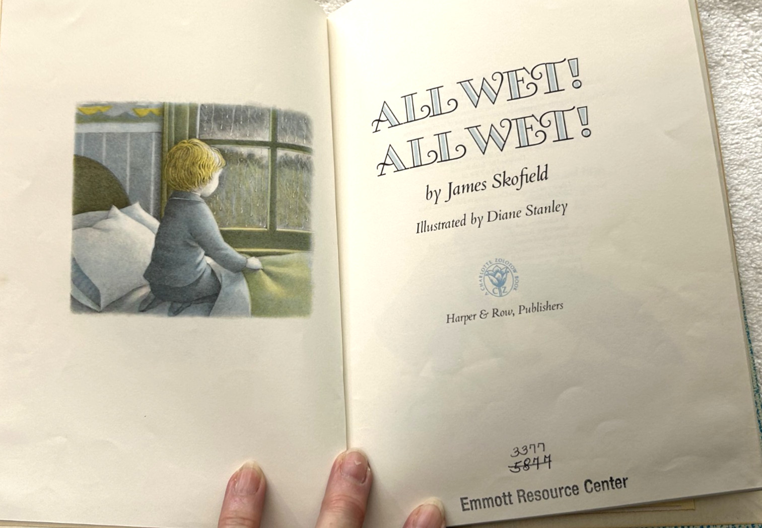 ALL WET ALL WET James Skofield ill Diane Stanley 1st 3rd 1984 signed illustrator