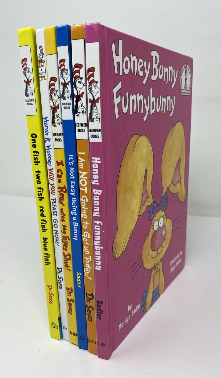 Lot of 6 Dr. Seuss Cat In The Hat Beginner Books HC 9.25 x 6.75 FREE SHIPPING!