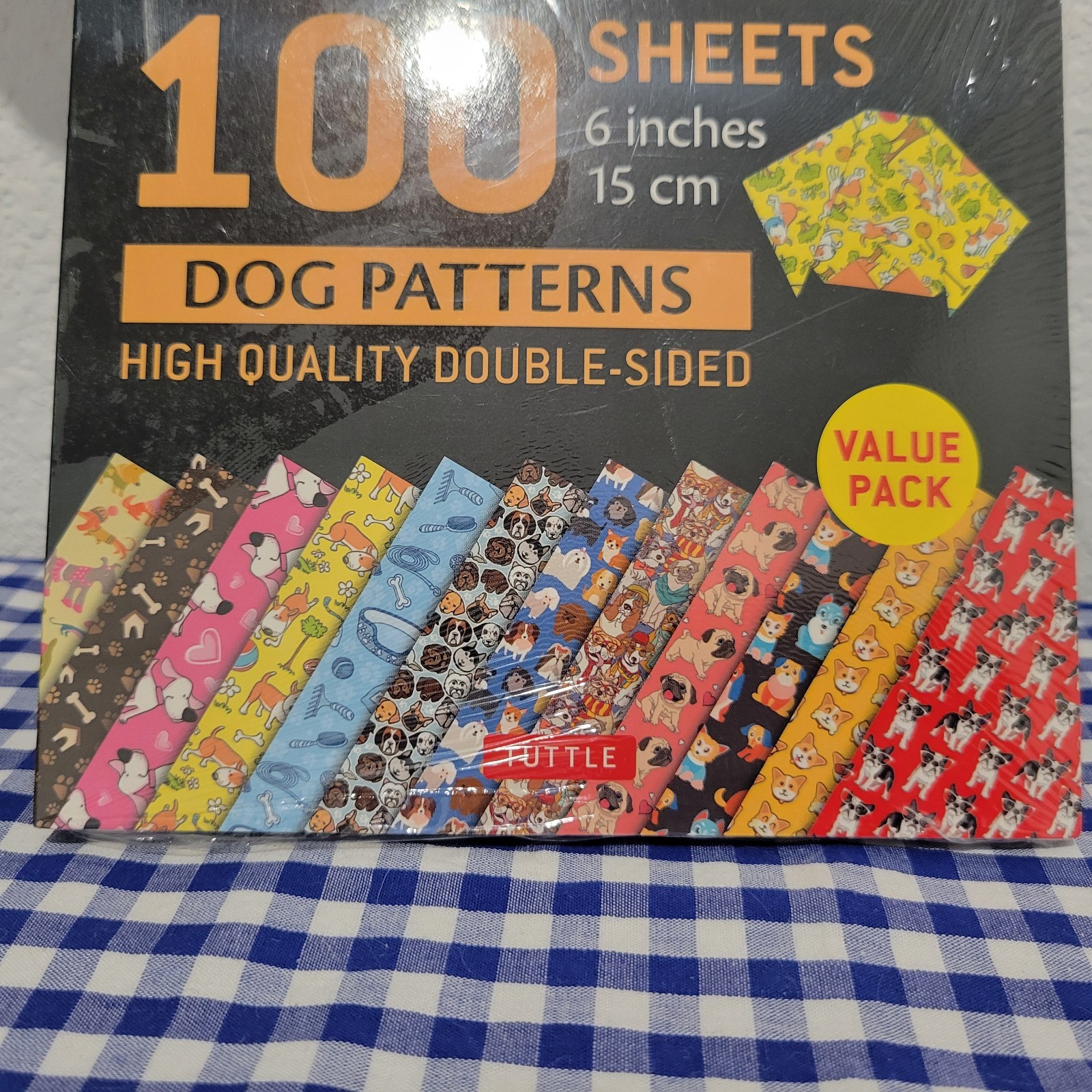 Origami Paper 100 sheets Dog Patterns 6″ (15 cm) – NEW/SEALED