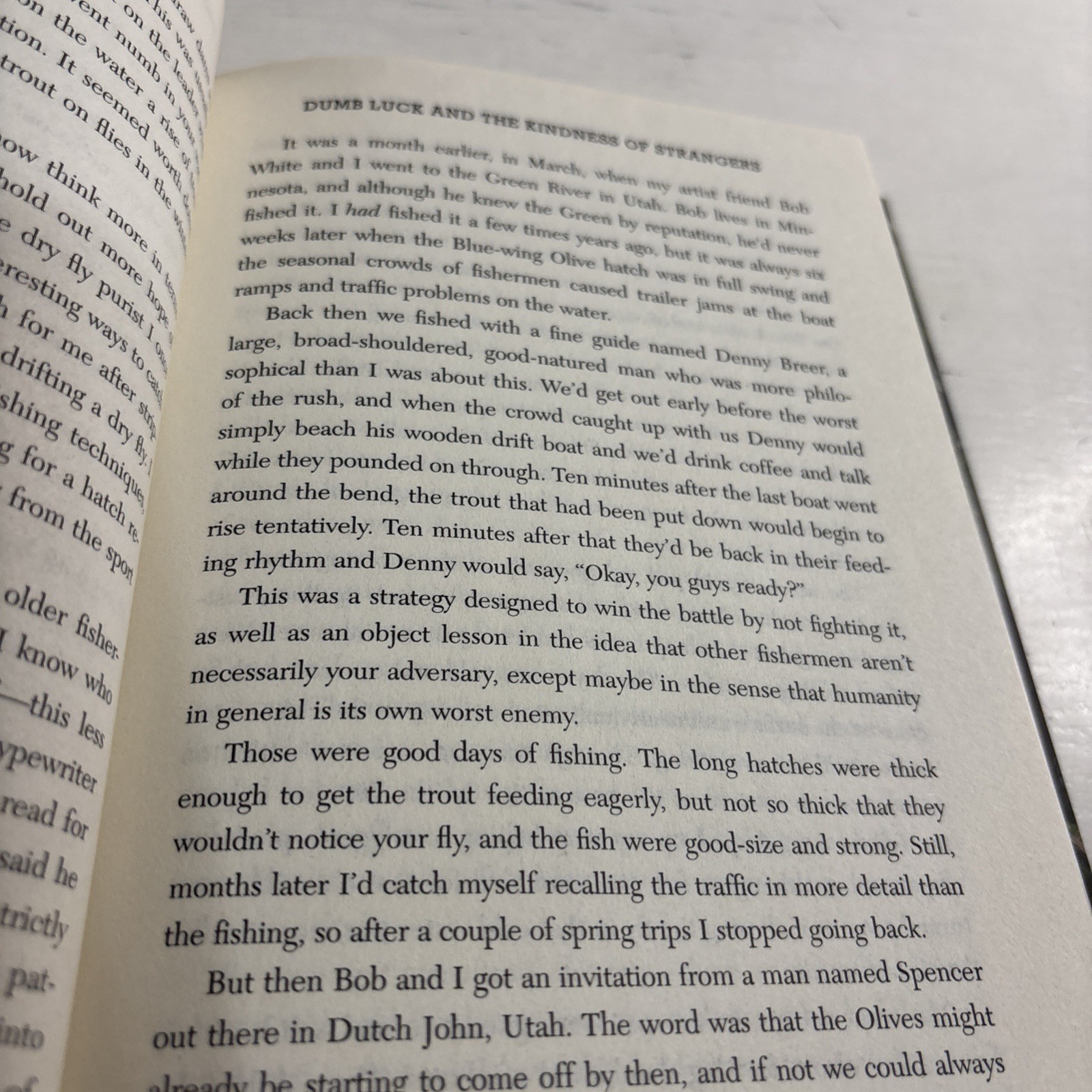 Dumb Luck and the Kindness of Strangers by John Gierach (2020, HC) Signed Ed