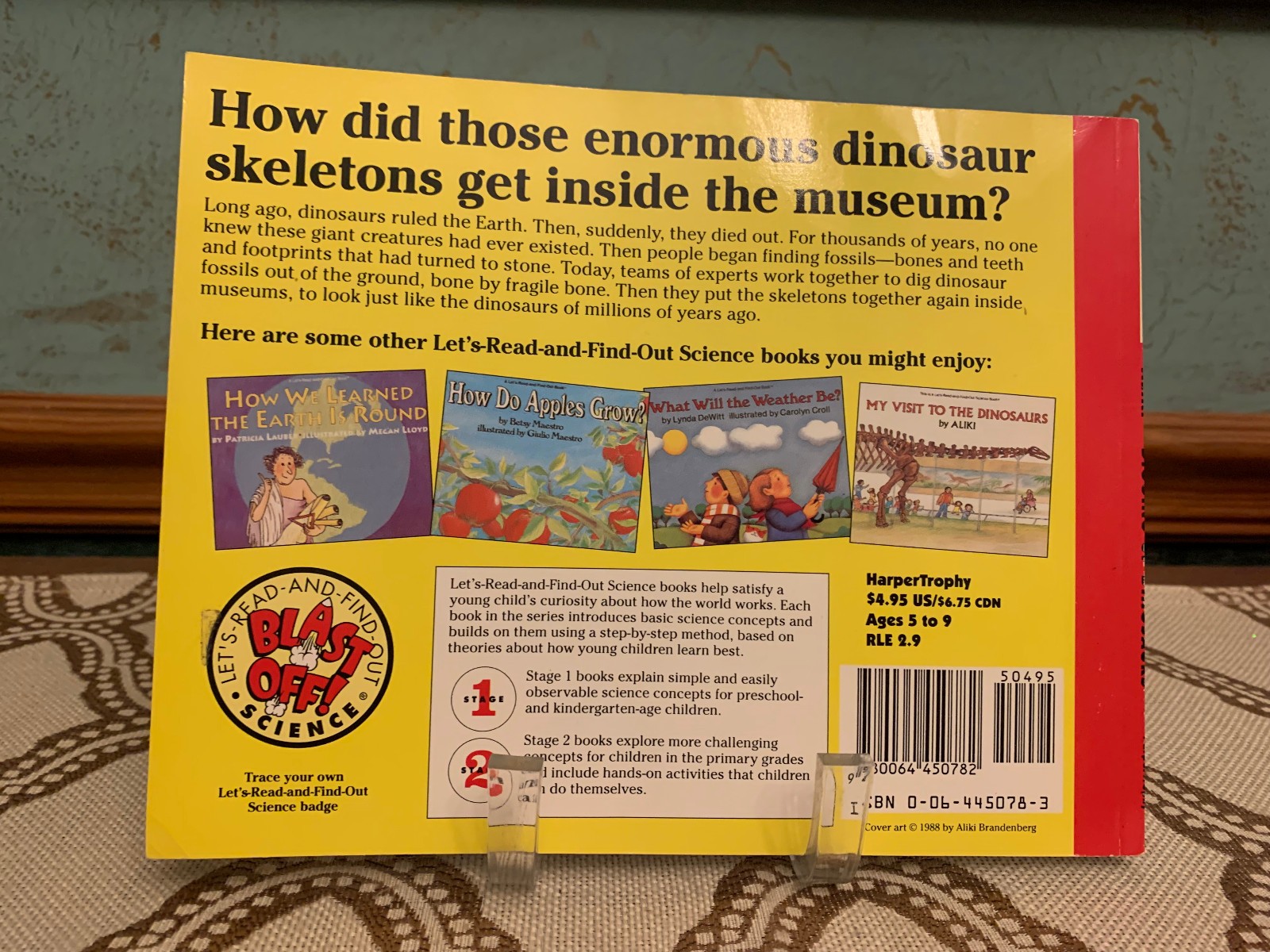 Digging Up Dinosaurs by Aliki (1988, Paperback)
