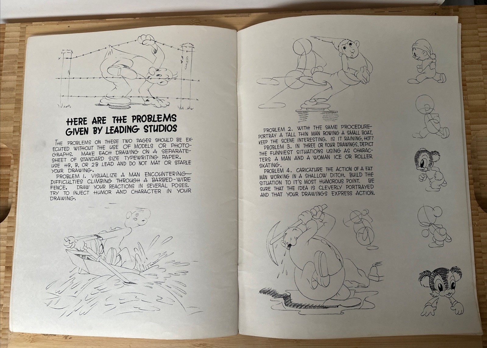 MCM Animated Cartoons For The Beginner By Walter T. Foster Art Book VINTAGE COOL