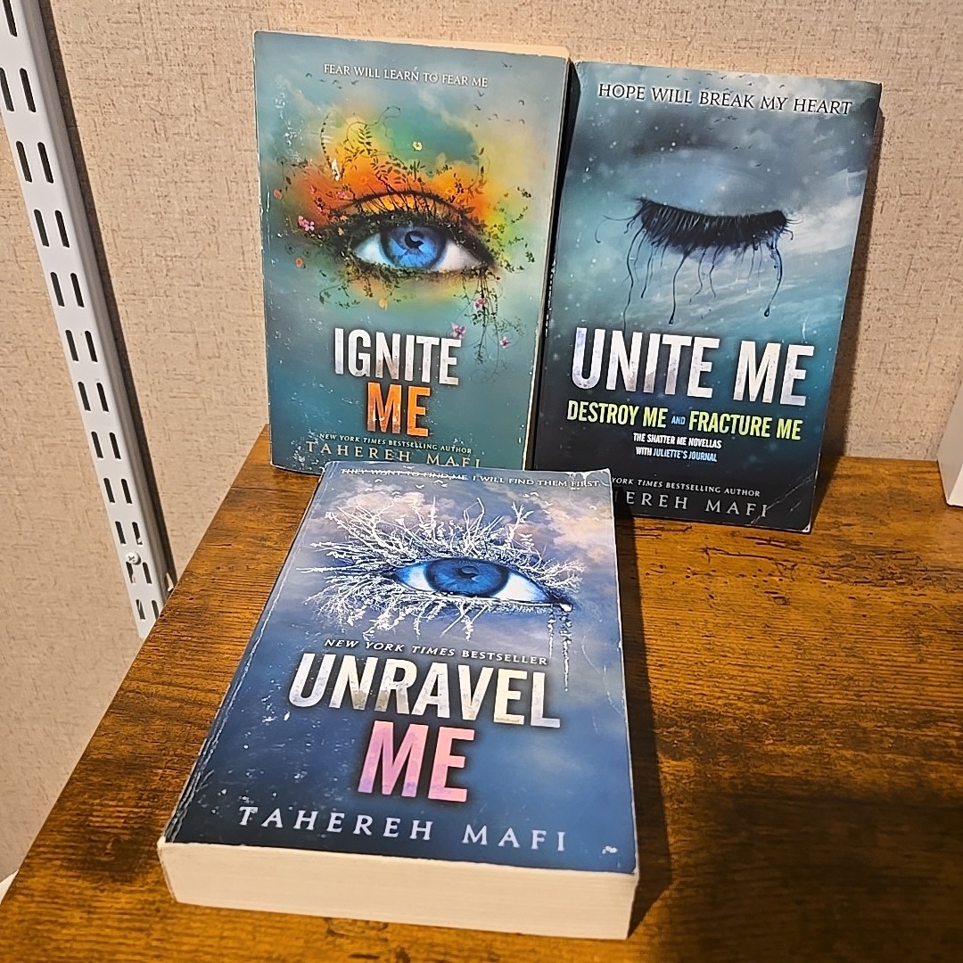 Shatter Me Series 3 Books Unravel Me Ignite Me Paperback Books Tahereh Mafi