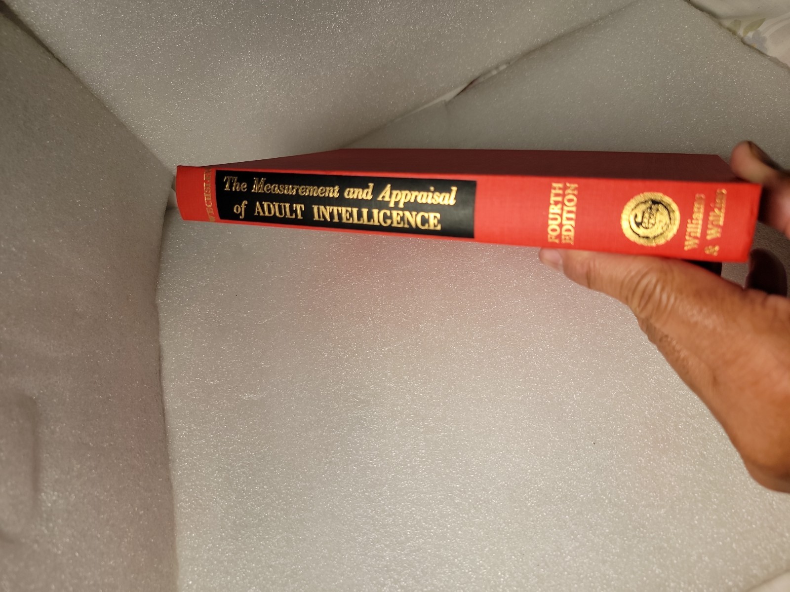 The Measurement and Appraisal of Adult Intelligence by David Wechsler hb 1958