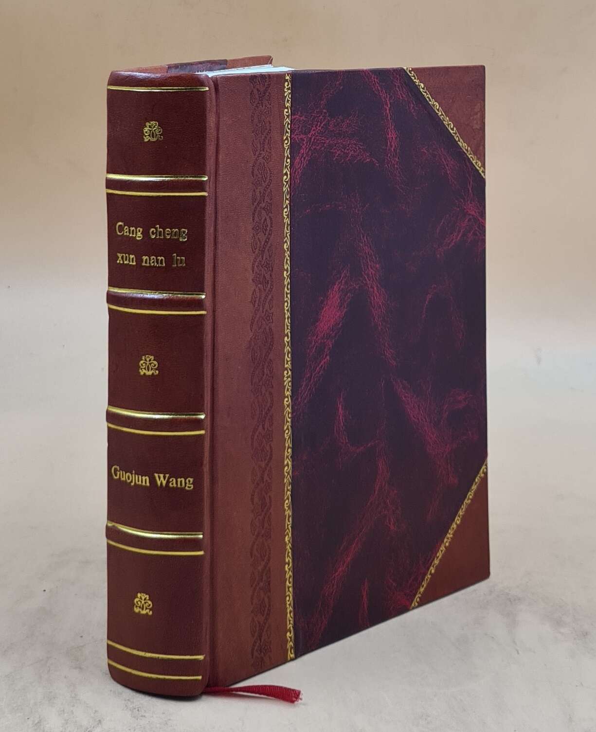 Cang Cheng Xun Nan Lu : [4 Juan] / Wang Guojun … [Et.Al] Zhuan [Leather Bound]