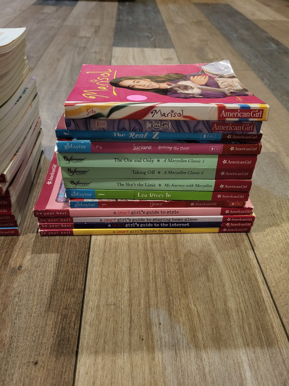 Lot Of 37 Various American Girl Books Beforever Kristen Molly Saige And More