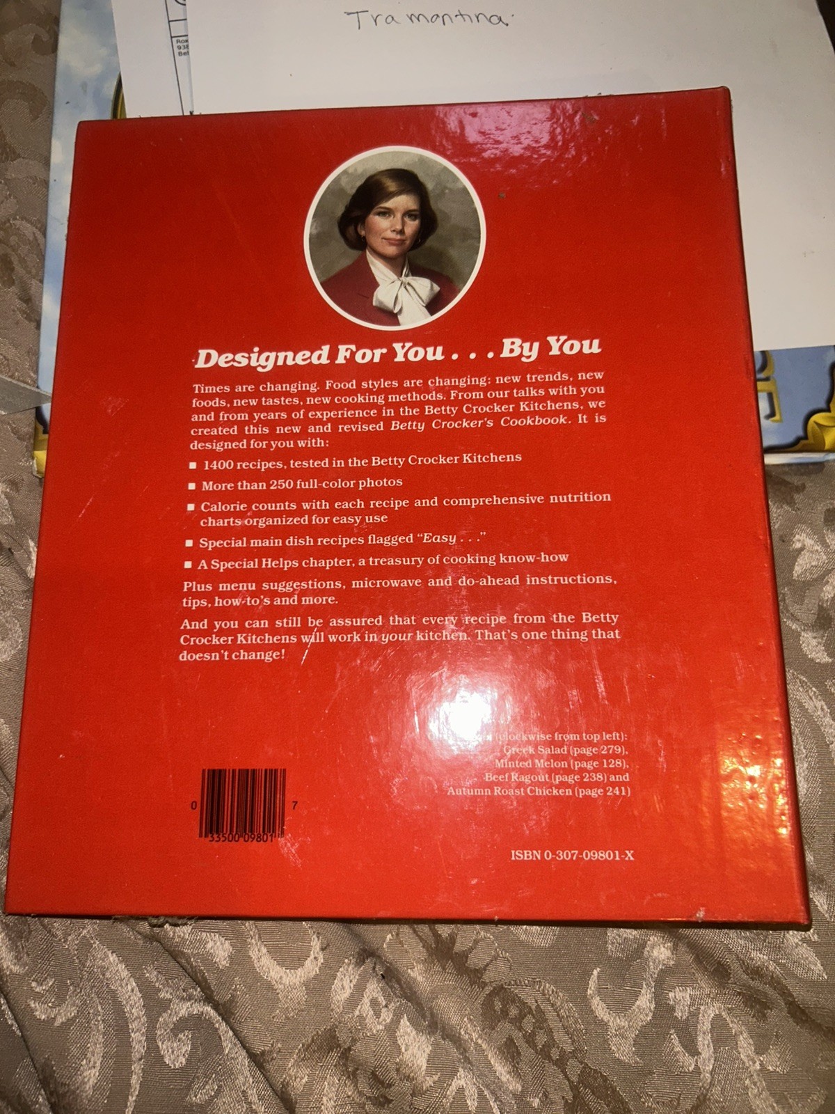Betty Crocker Betty Crocker’s Cookbook Ring Binder Ring/Wire Bound Golden