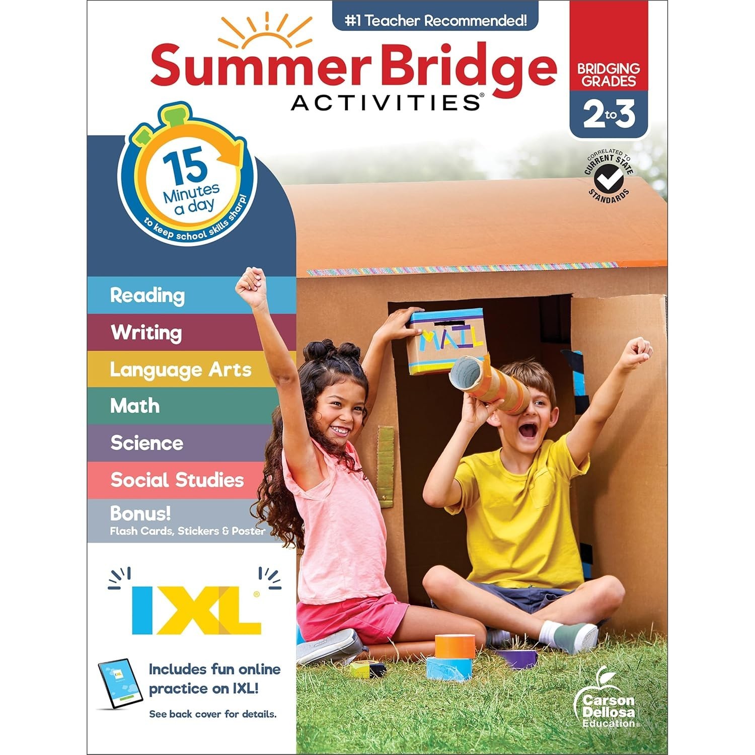 Summer Bridge Activities, Grades 2 – 3 by Carson Dellosa Education (2025, Trade