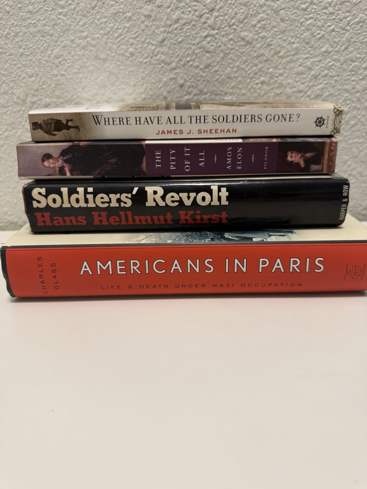Lot 4 WWII Germany Europe Books Nazi Occupation Soldiers Revolt Jewish History
