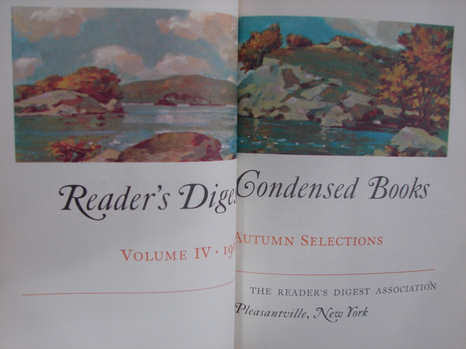 Reader’s Digest Condensed Books Vo. 4 1966 H418