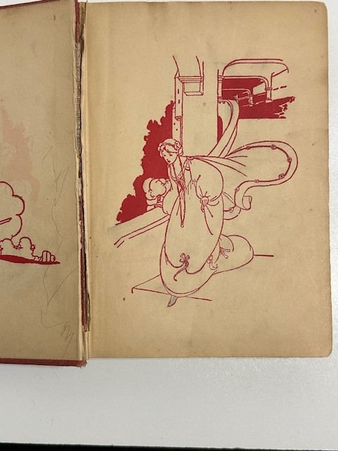 ANTIQUE GRIMM’S FAIRY TALES Copyright 1924 Hardcover Vintage with 21 Tales S16