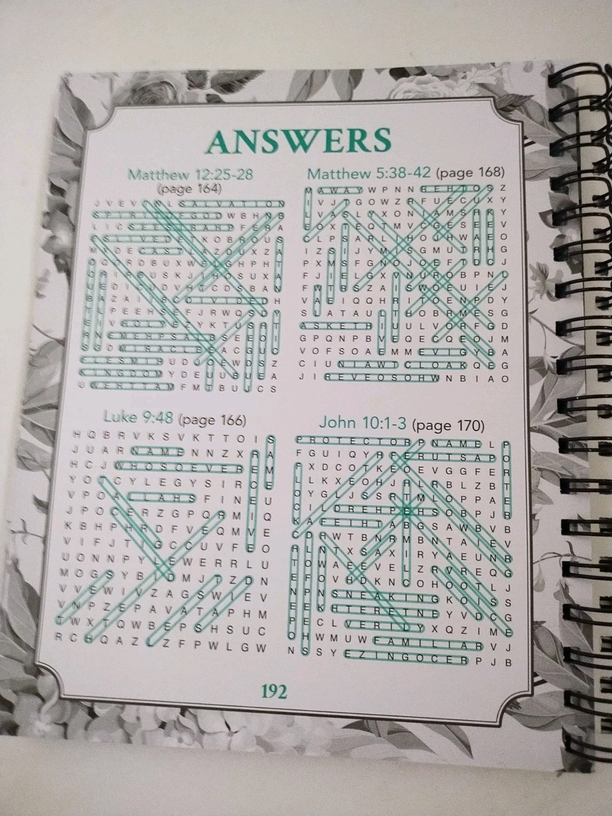 Bible Word Search: The Words of Jesus Large Print Christian Religion Religious