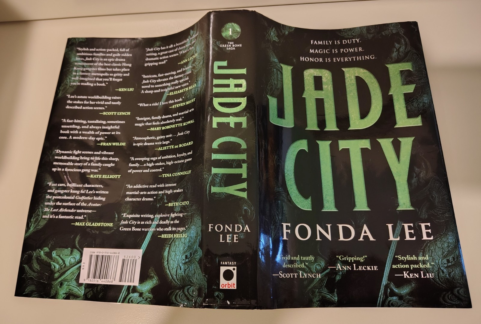 Jade City – Fonda Lee (Hardcover) True First Edition/Print, 1st/1st, $26.00, GD