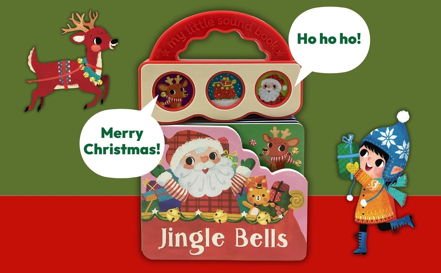 Jingle Bells by Holly Berry Byrd (2017, Children’s Board Books) BRAND NEW