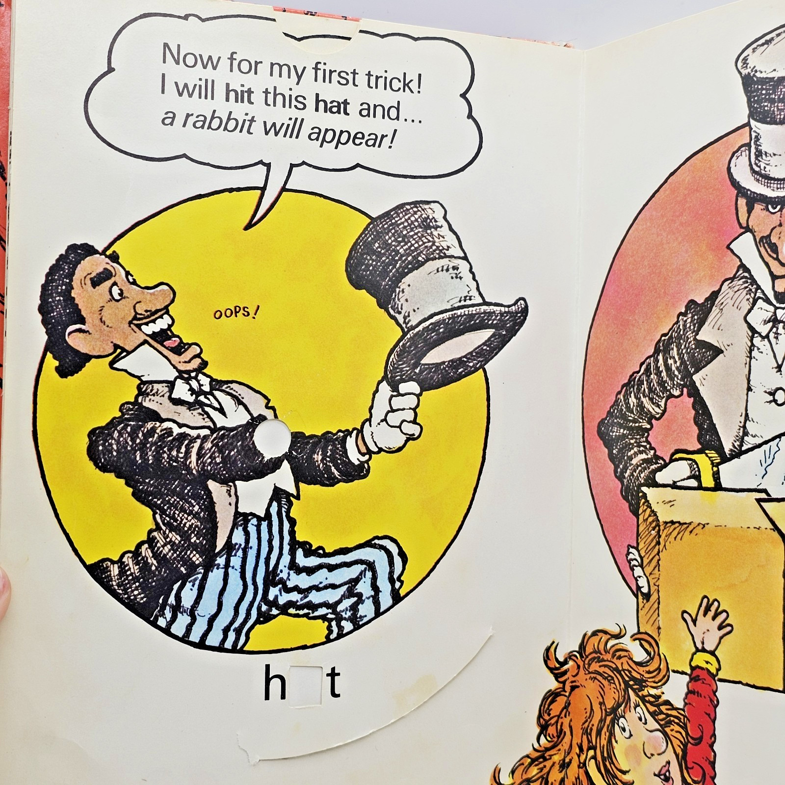 Vintage 1973 The Magic Word Book Pop-Up Electric Company Random House CTW