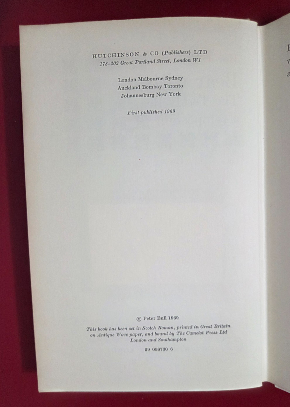 Bear with me – Peter Bull | 2 signatures | 1st edition