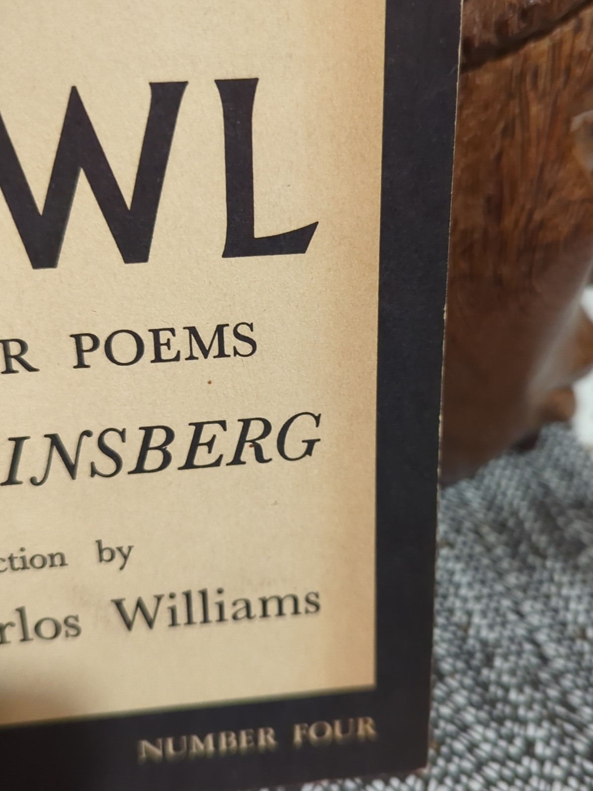 Allen Ginsberg Howl 1st Edition 3rd Printing 1957 City Lights Pocket Poets #4