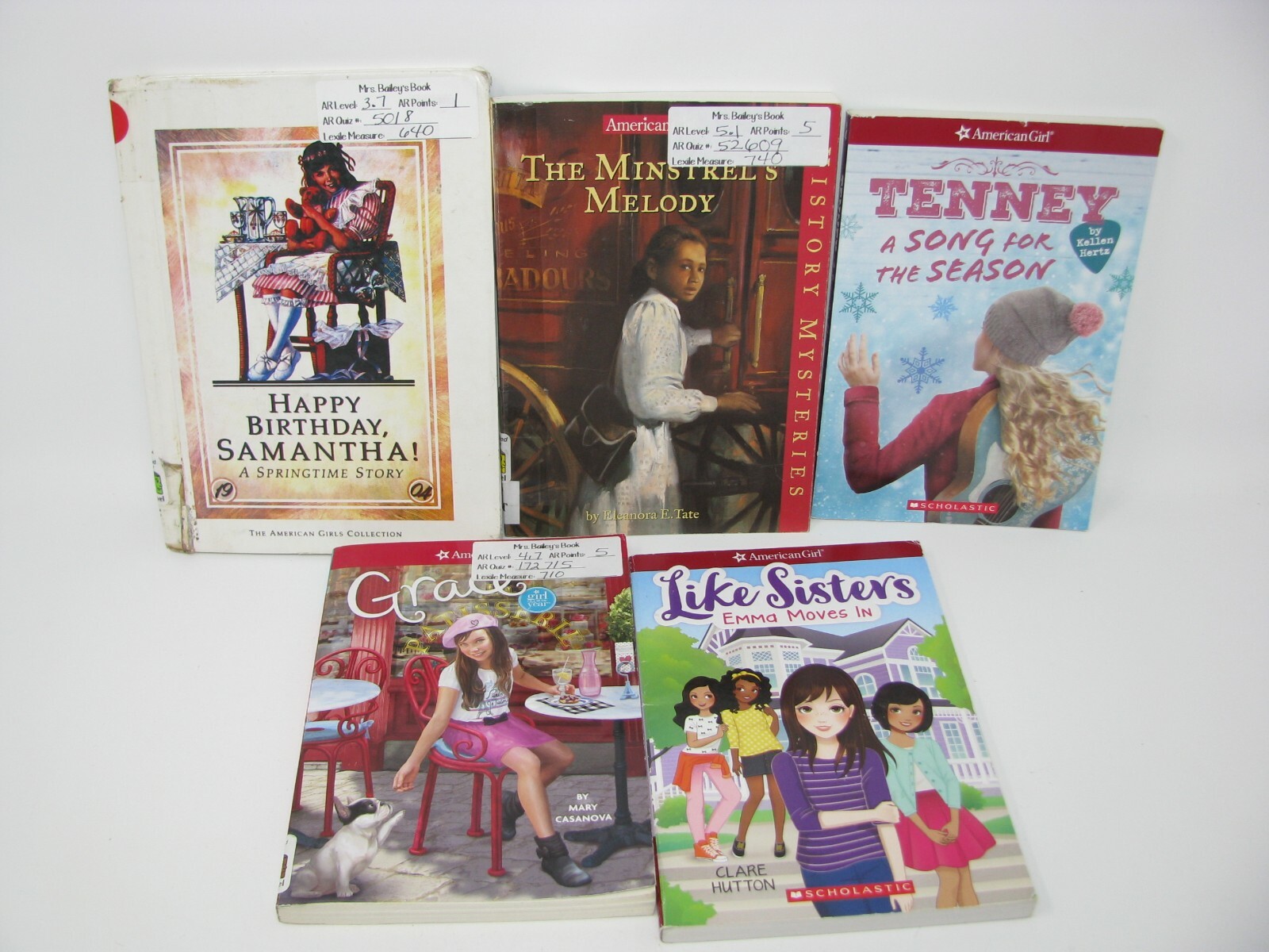 American Girl Book Lot Of 17 Mixed See Pictures varied condition classroom