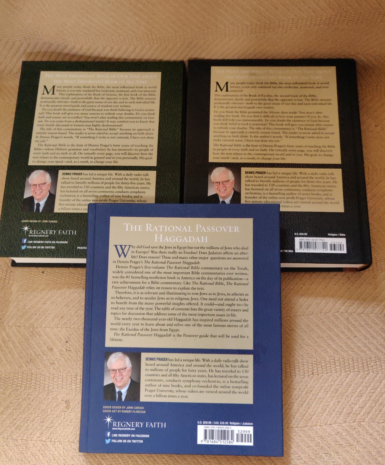 The Rational Bible Genesis Exodus Passover The Alperson Edition By Dennis Prager