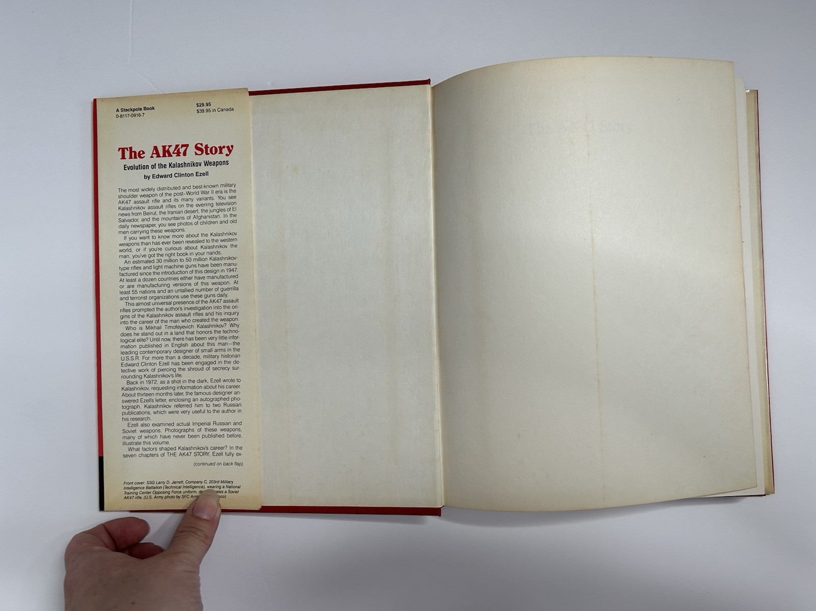 The AK47 Story: Evolution of Kalashnikov Weapons Autographed Hardcover Ezell