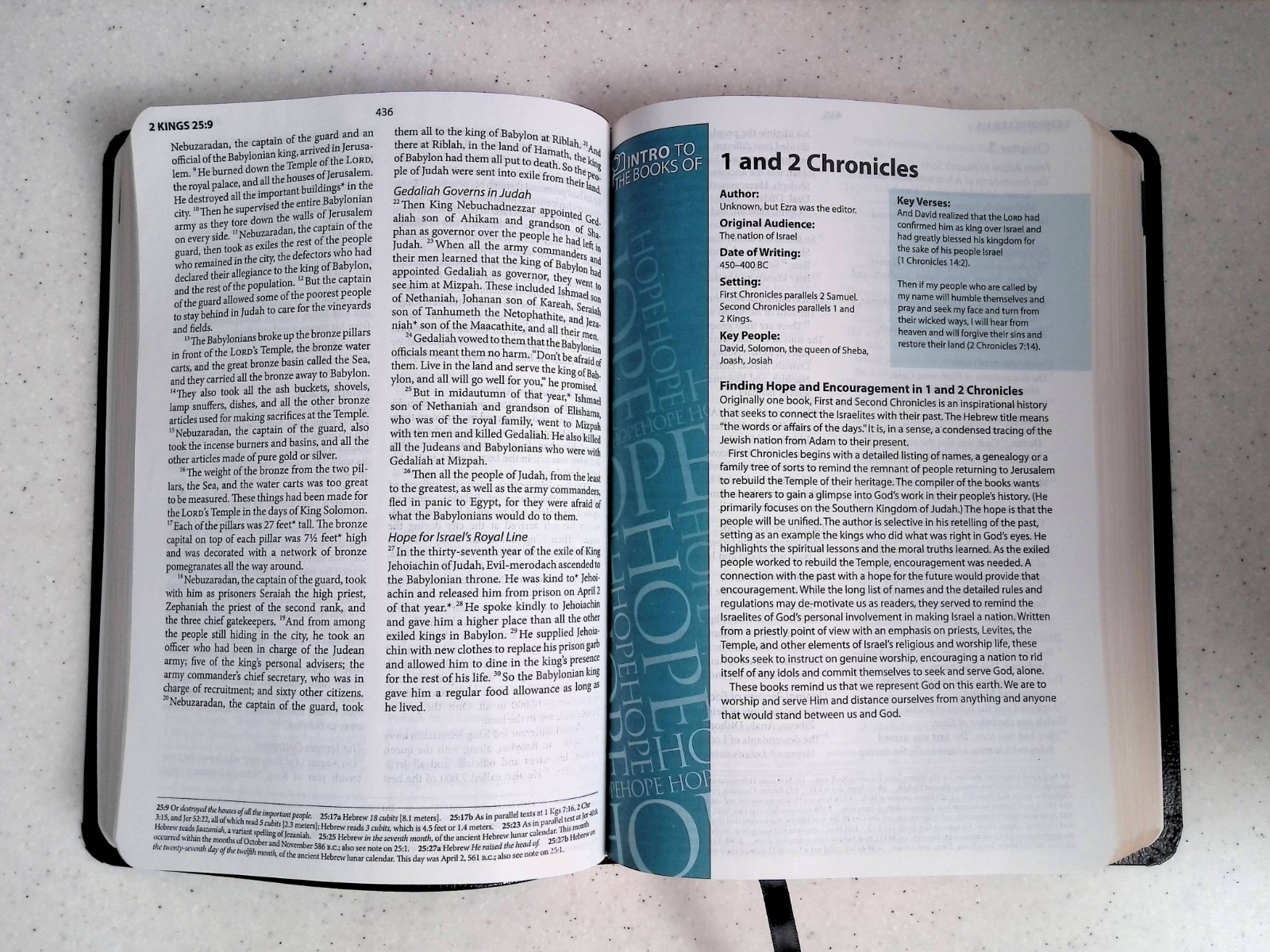 Hope for Today Bible – Notes/Encouragement by Joel & Victoria Osteen, Free Press