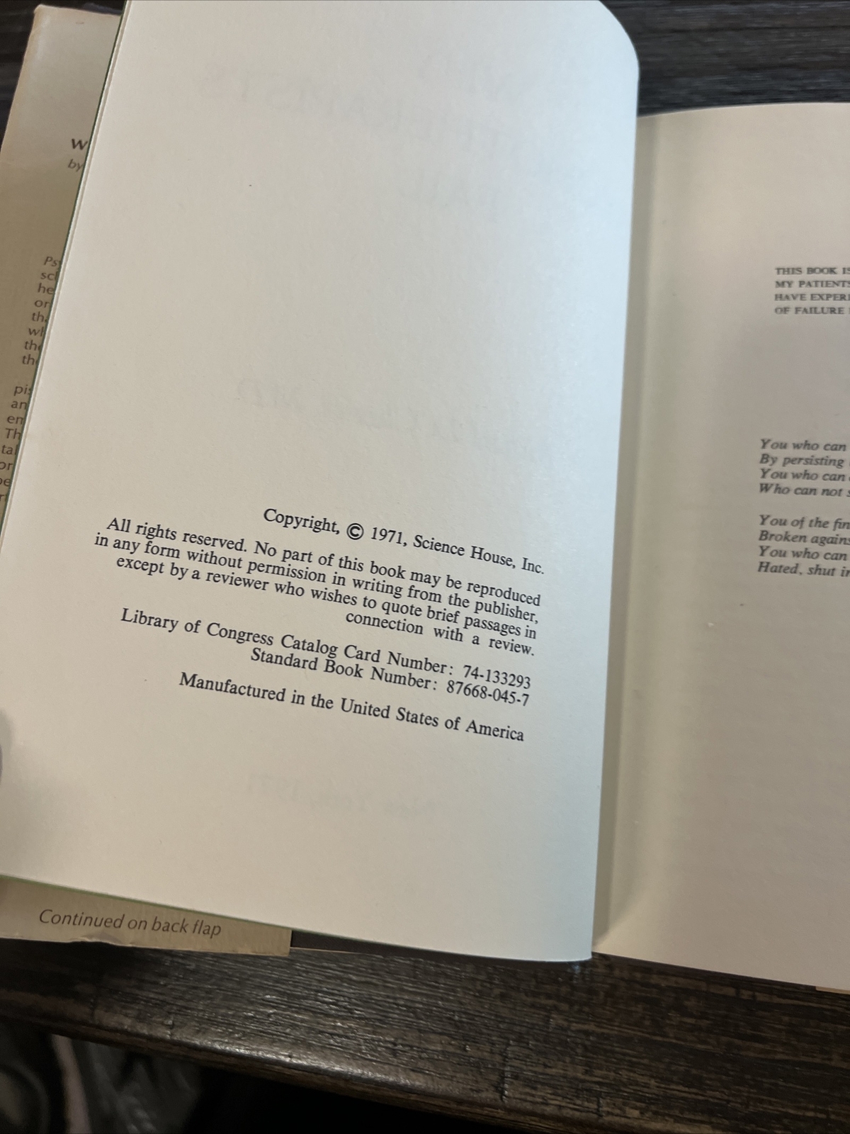 Why Psycho-Therapists Fail Hardcover Book By Richard D Chessick M. D.
