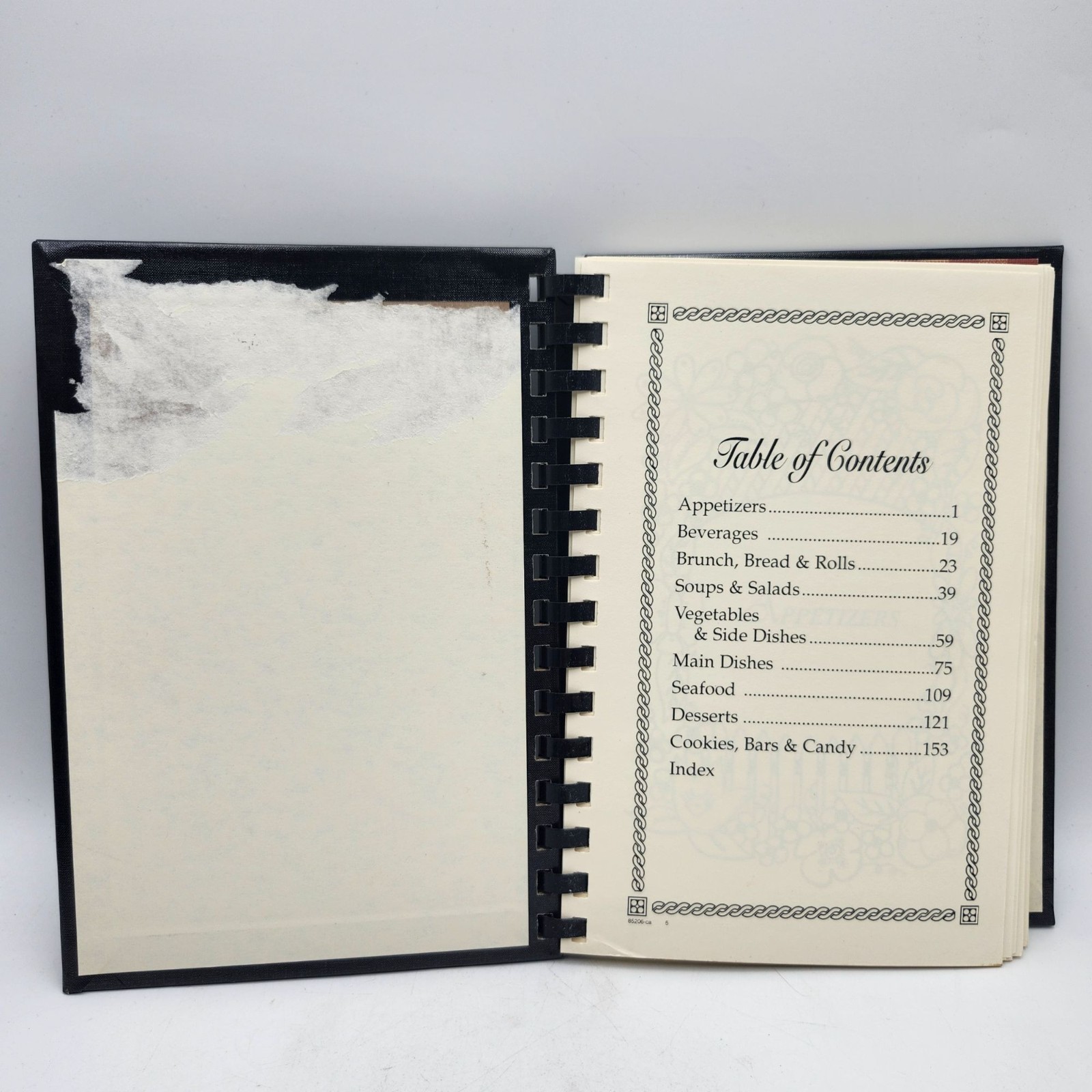 The Village Cookbook Community Recipe Collection Plastic Comb Morris Press