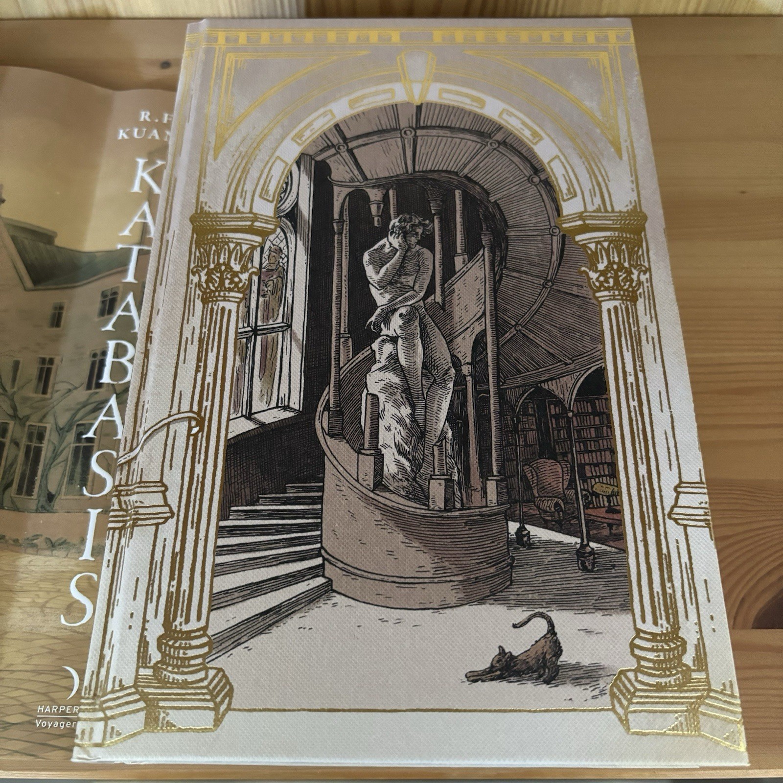 Fairyloot Exclusive Edition Katabasis by R. F. Kuang Hardcover Sprayed Edges
