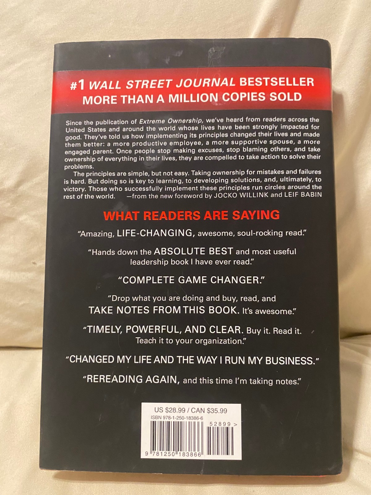 Extreme Ownership By Jocko Willink – Hardcover