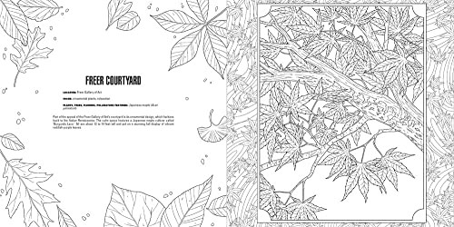 Gardens: A Smithsonian Coloring Book, Smithsonian Institution, Very Good Book