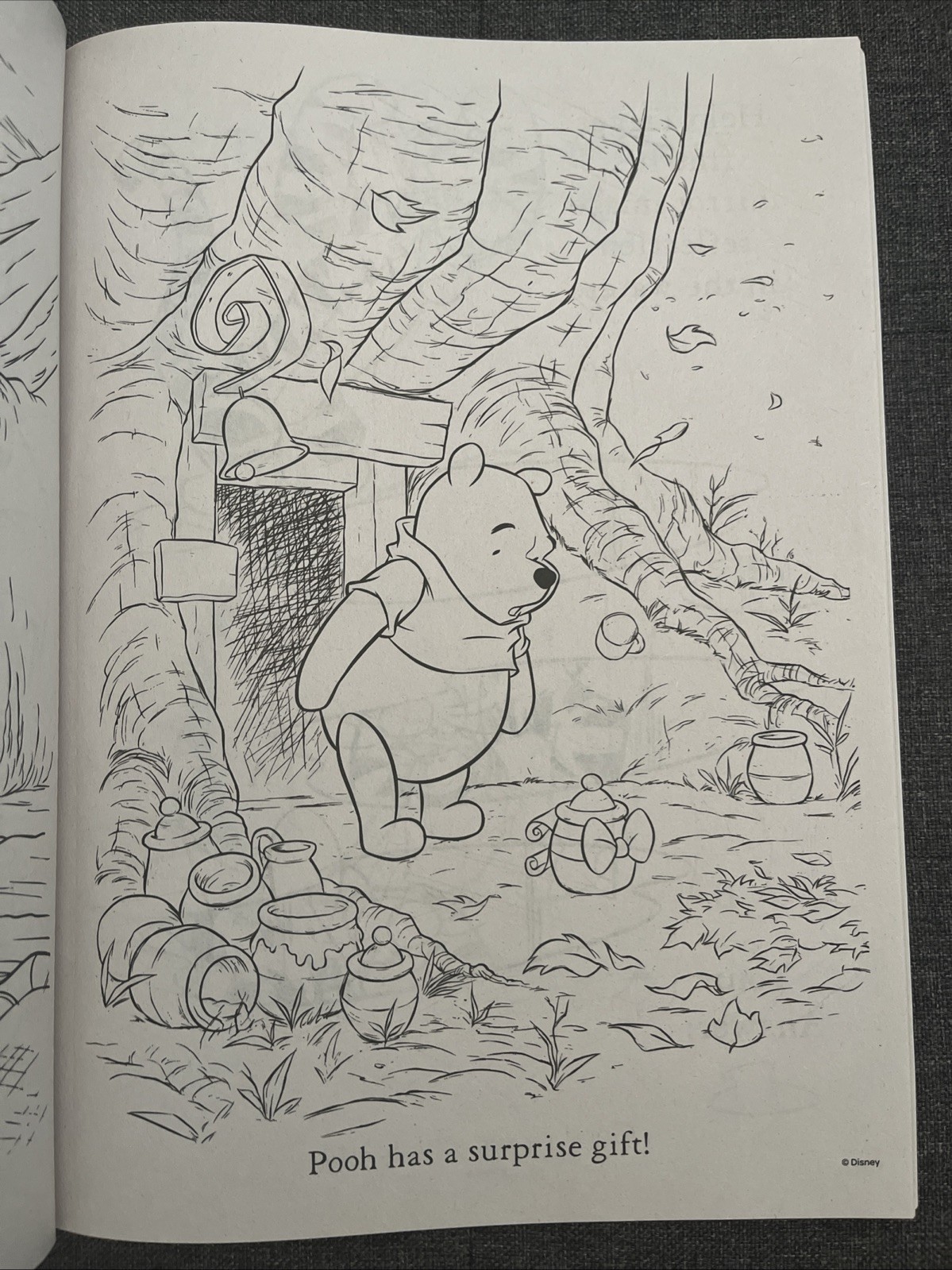 Disney Winnie the Pooh Big Fun Book to Color Puzzles Games and Coloring