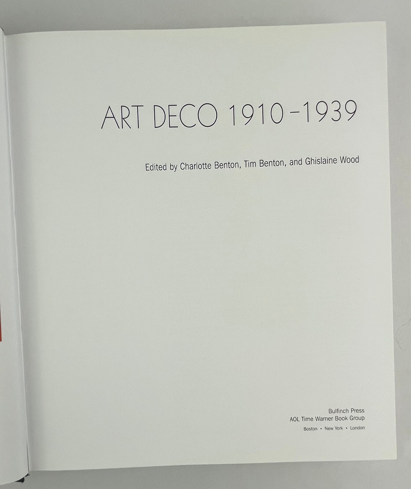Art Deco : 1910-1939, 2003, Benton/Benton/Wood, 1st North American Ed., HCDJ