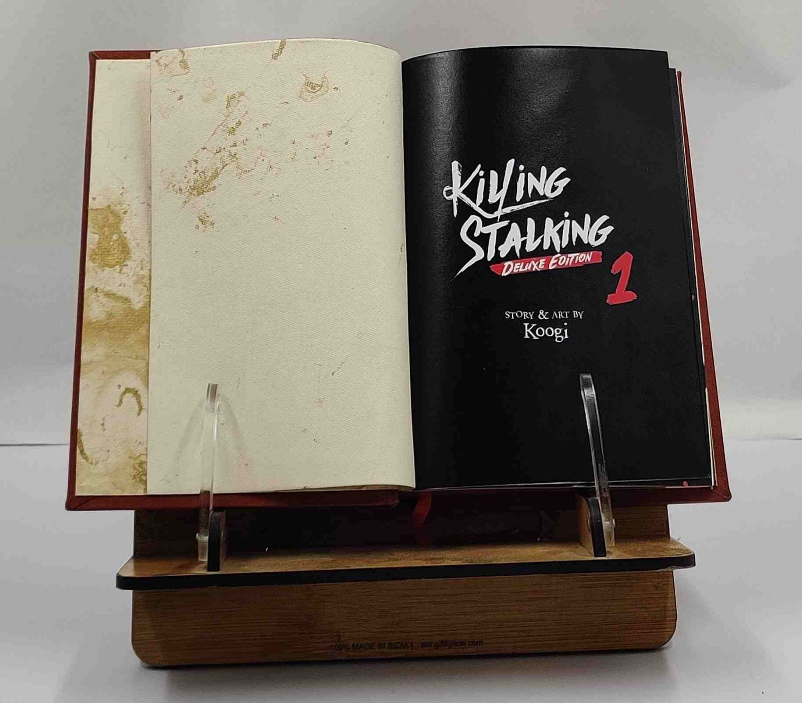 Killing Stalking: Deluxe Edition Vol. 1 by Koogi [PREMIUM LEATHER BOUND]