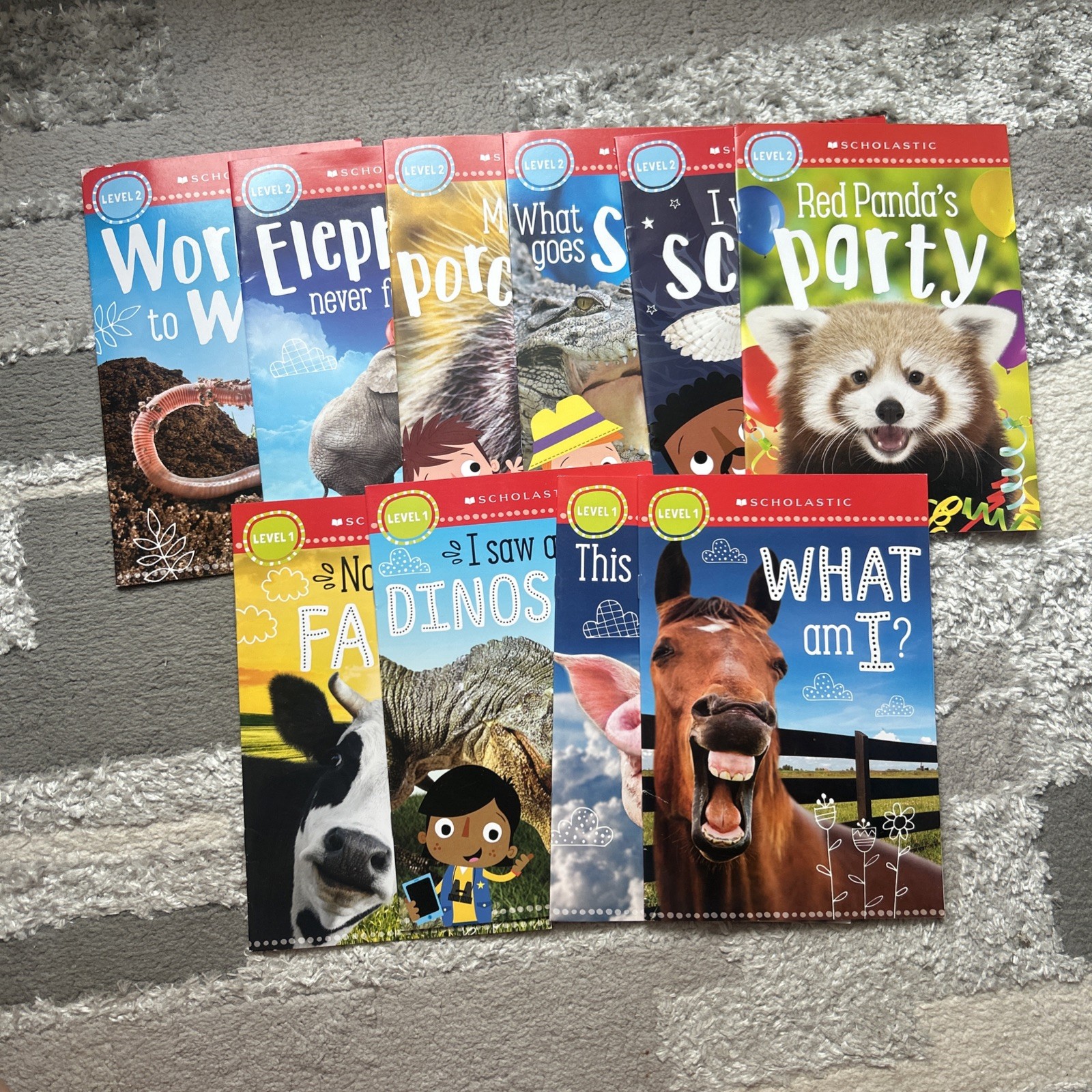 Scholastic Level 1 2 Lot of 10 Readers 2024 Make Believe Ideas Free Shipping