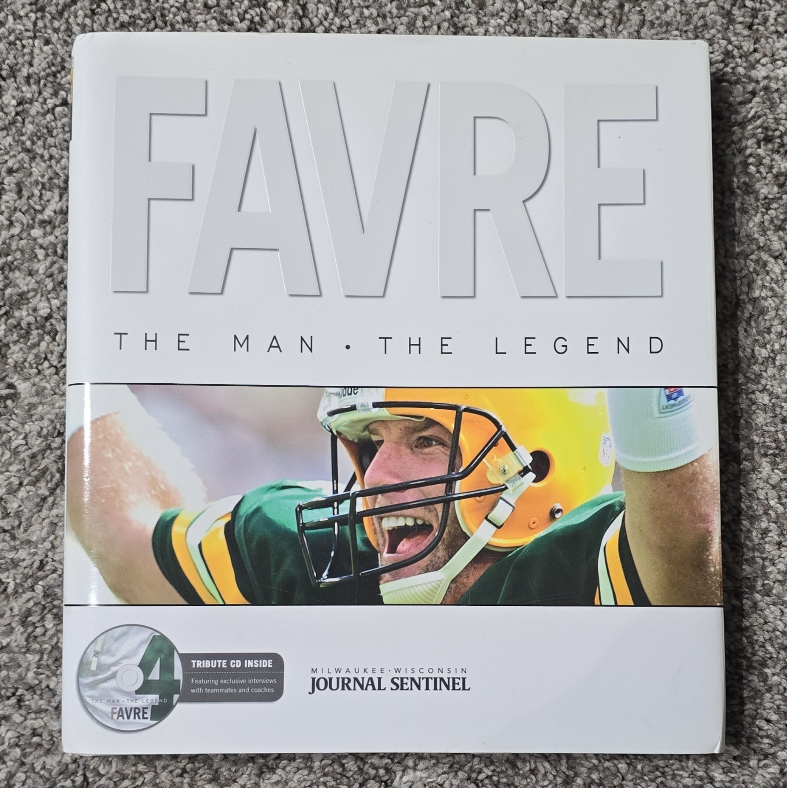 Triumph Books Favre: The Man. The Legend Hardcover Illustrated + CD 2008