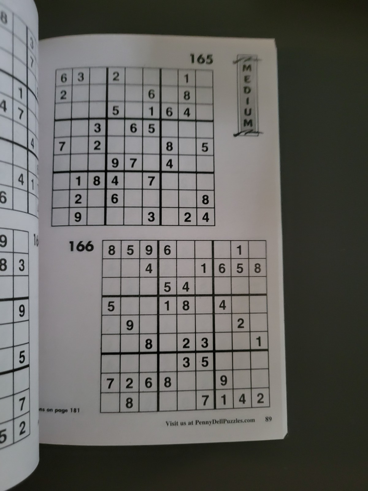 Lot of 3 SUDOKU Puzzle Books by Dell -Top Choice-Totally-Original – 450+ Puzzles