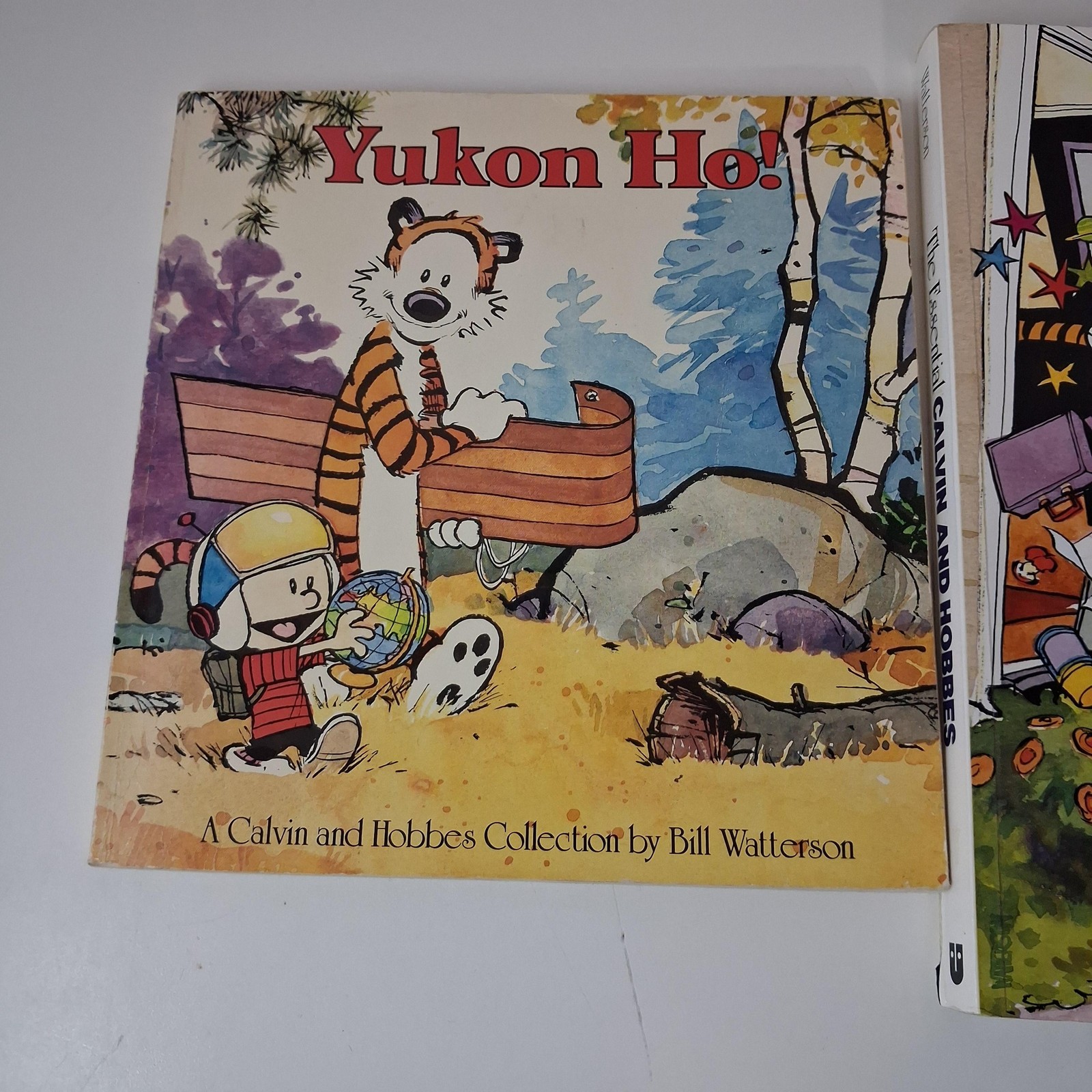 Calvin And Hobbes Books Lot 2 Yukon Ho Essential PB Bill Watterson Comics Humor