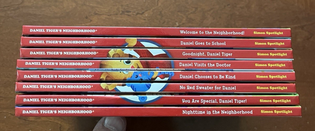 Daniel Tiger’s Neighborhood Book lot of 8 – HC