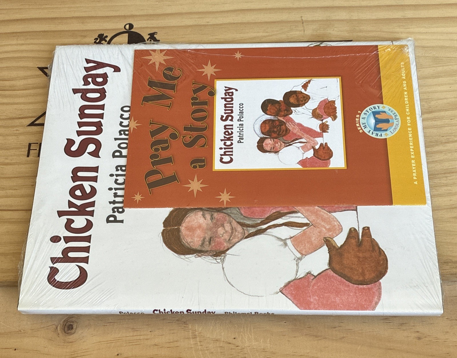 Book Chicken Sunday Patricia Polacco Pray Me a Story Children’s Books New NWT