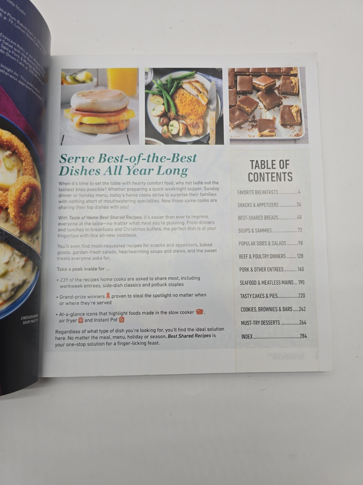 Taste of Home Best Shared Recipes 2026 Paperback 239 Most-Loved Dishes Cookbook