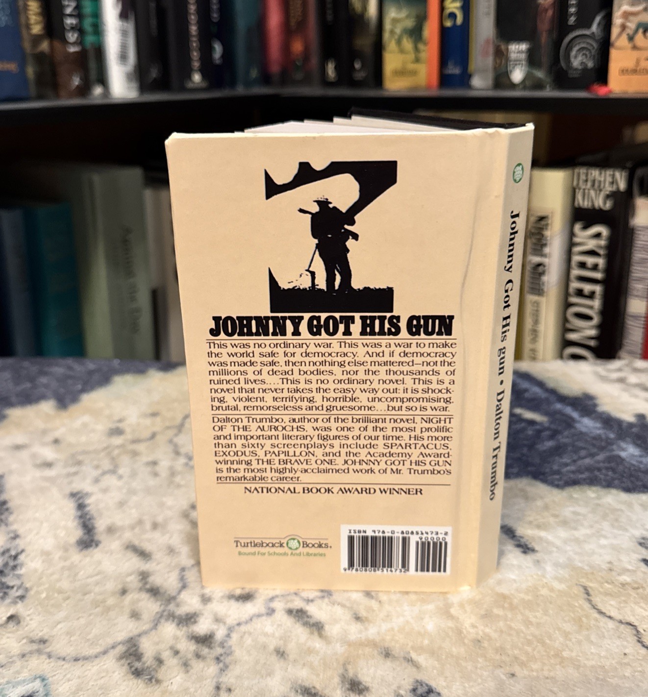Johnny Got His Gun by Dalton Trumbo (1984 Hardcover) Turtleback, VG+ MAILS FAST