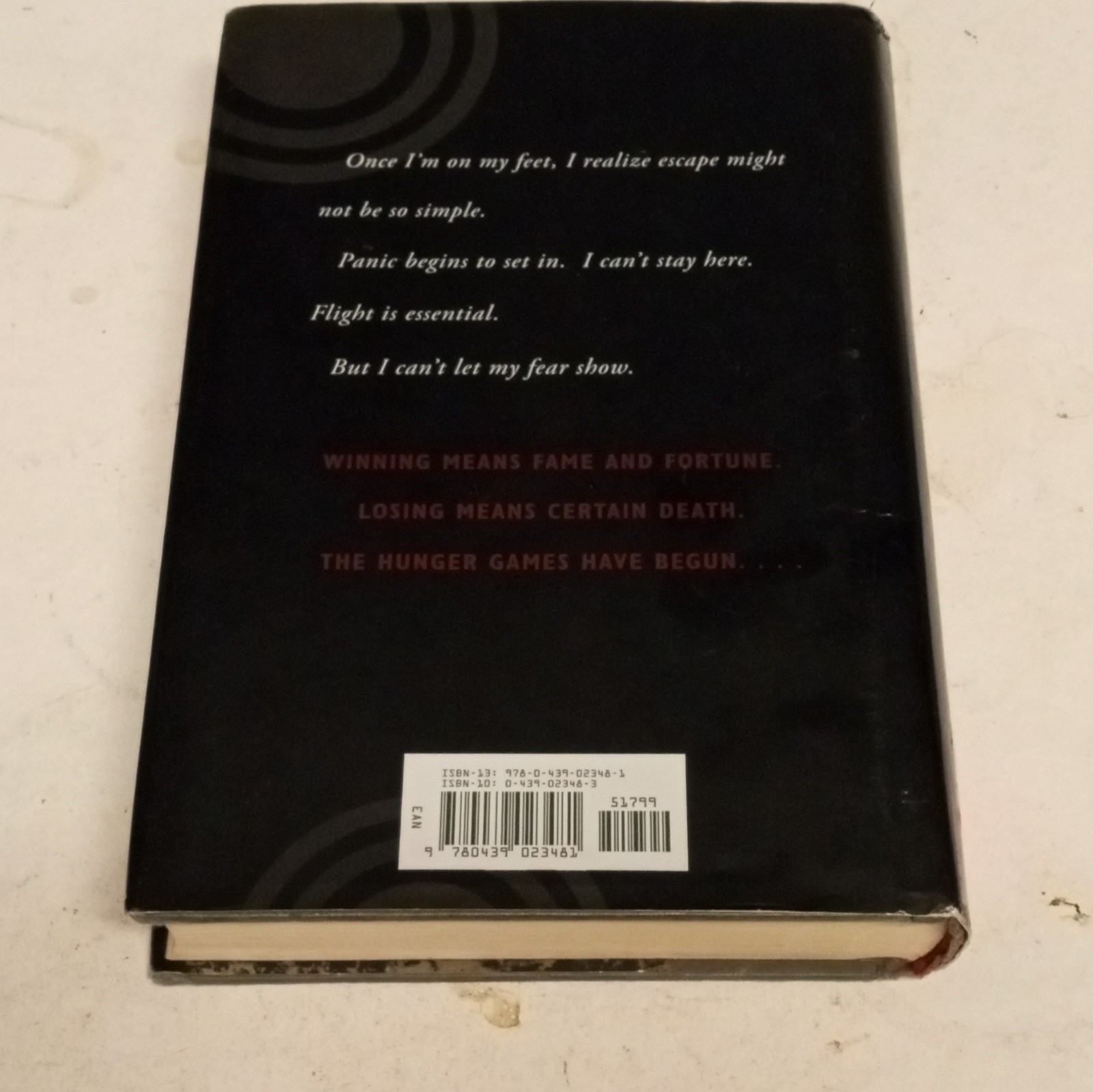 Suzanne Collins The Hunger Games Book 1 Hardcover 2008 Scholastic Dust Jacket