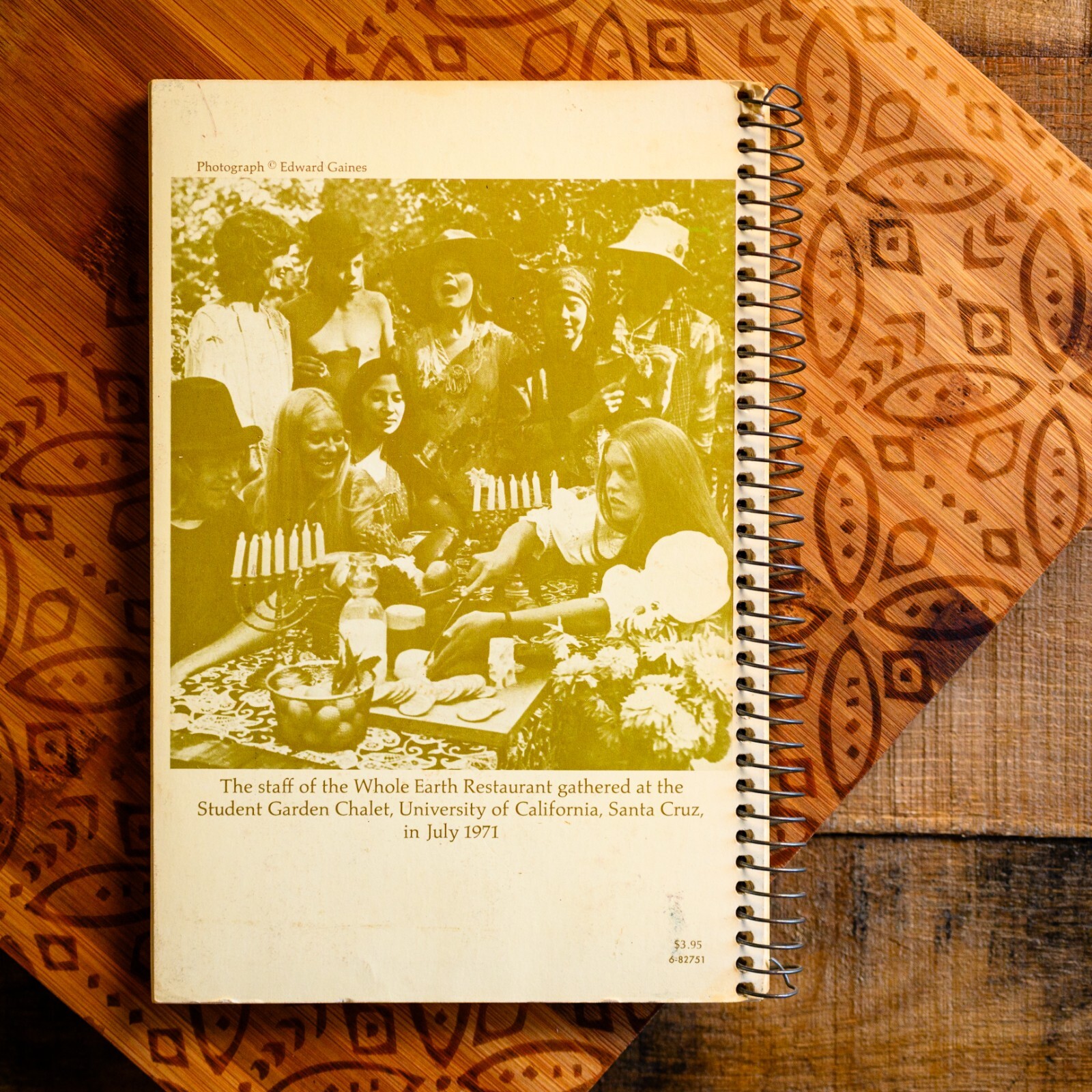 1972 VTG Whole Earth Cook Book PB – Sharon Cadwallader Judi Ohr – Santa Cruz CA