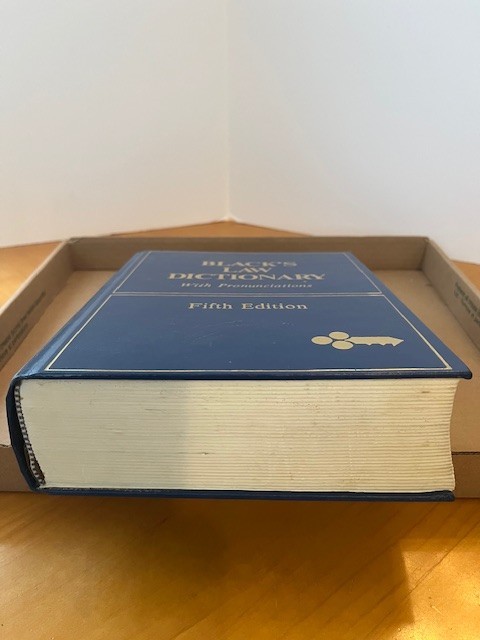 Black’s Law Dictionary Fifth Edition (1979) Henry Campbell Black (used, blue)