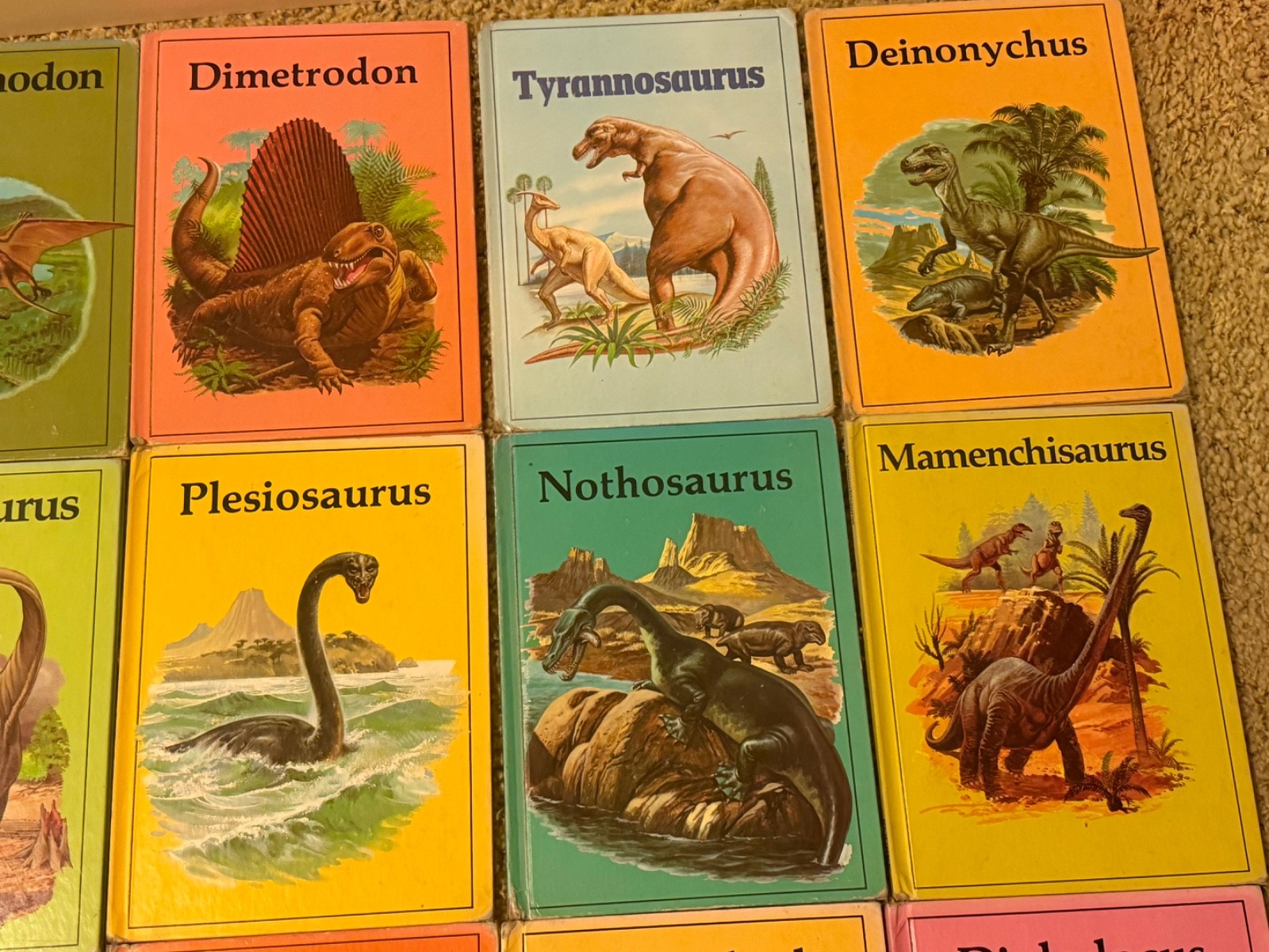 Dinosaur Library Series Lot of 25Vintage 1980s Hardcover Books Rourke VGC READ
