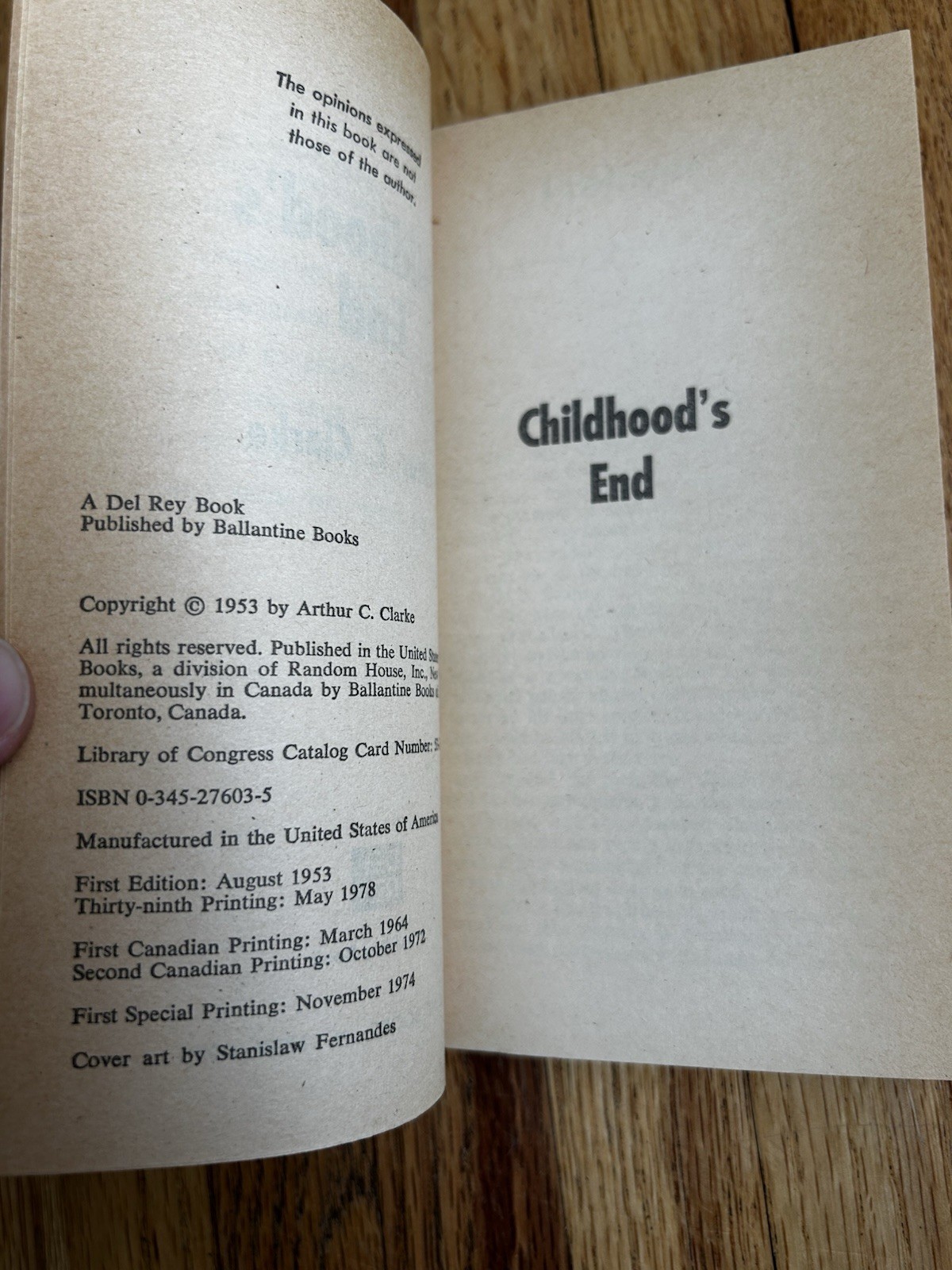 Childhood’s End by Arthur C. Clarke (1978, Paperback)