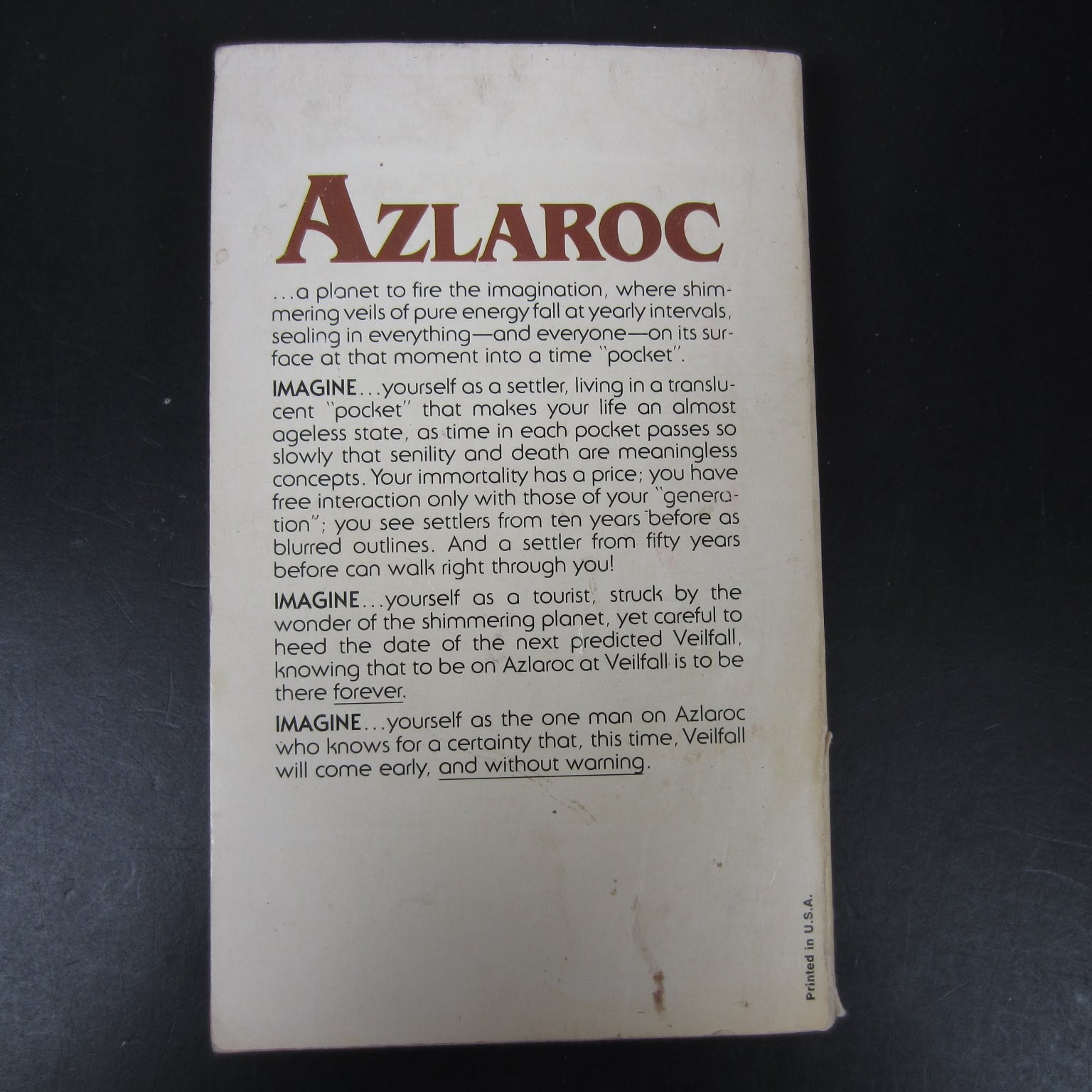 The Veils of Azlaroc Fred Saberhagen 1978 First Ace Printing Science Fiction PB