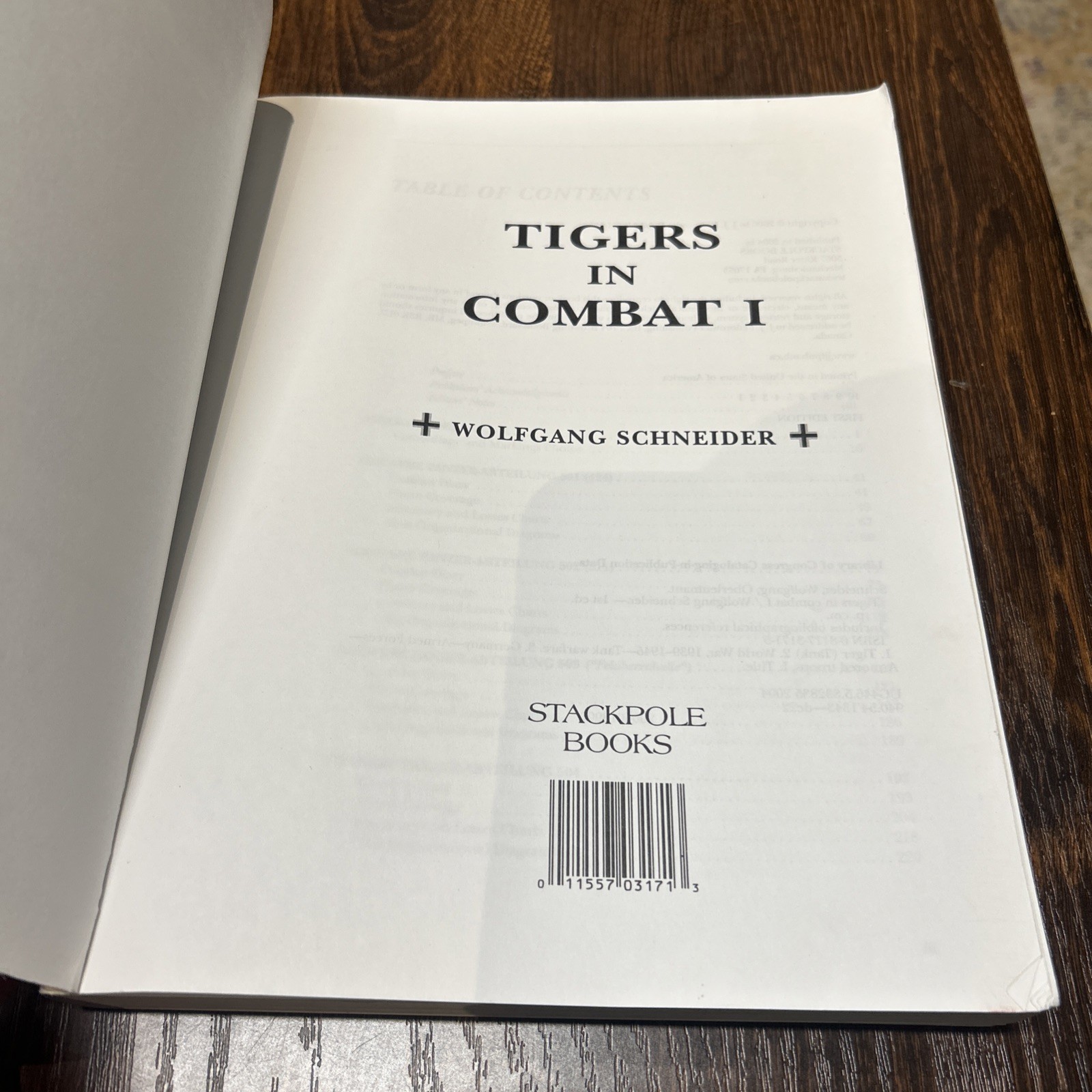 Tigers in Combat – By Wolfgang Schneider, Stackpole Books.